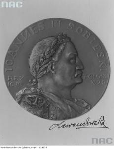 Lewandowski-Medalion przdst Jana Sobieskiego