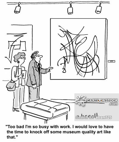 I would love to have the time to knock off some museum quality art like that.