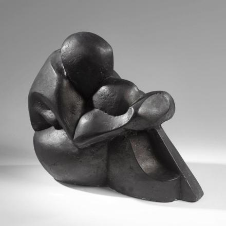 katarzyna-kobro-female-nude-e28094-sitting-akt-kobiecy-siedzc485ca-1925-27-cast-1994-graphitised-plaster